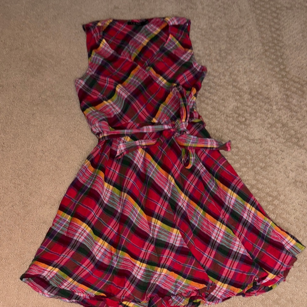 Ralph Lauren Red Plaid Dress